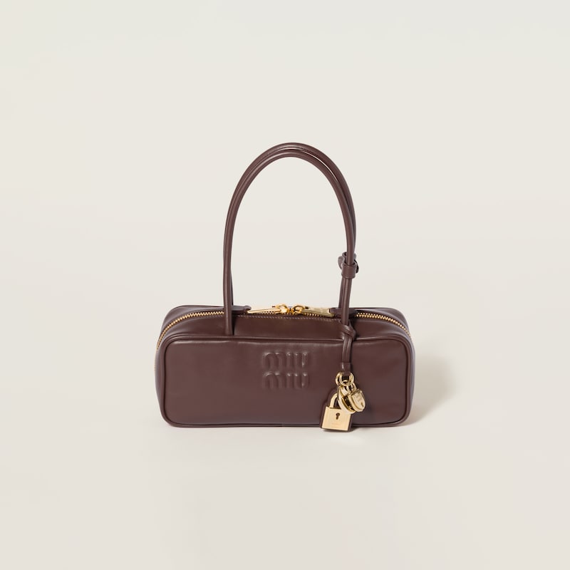

Красивая кожаная сумка. Miu Miu, коричневый