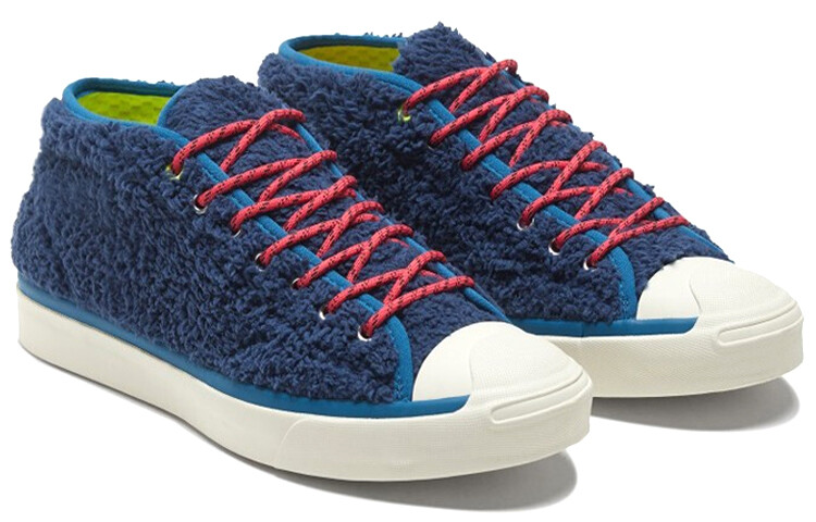 

Кеды Converse Jack Purcell Mid Retro Sherpa Navy Lemon