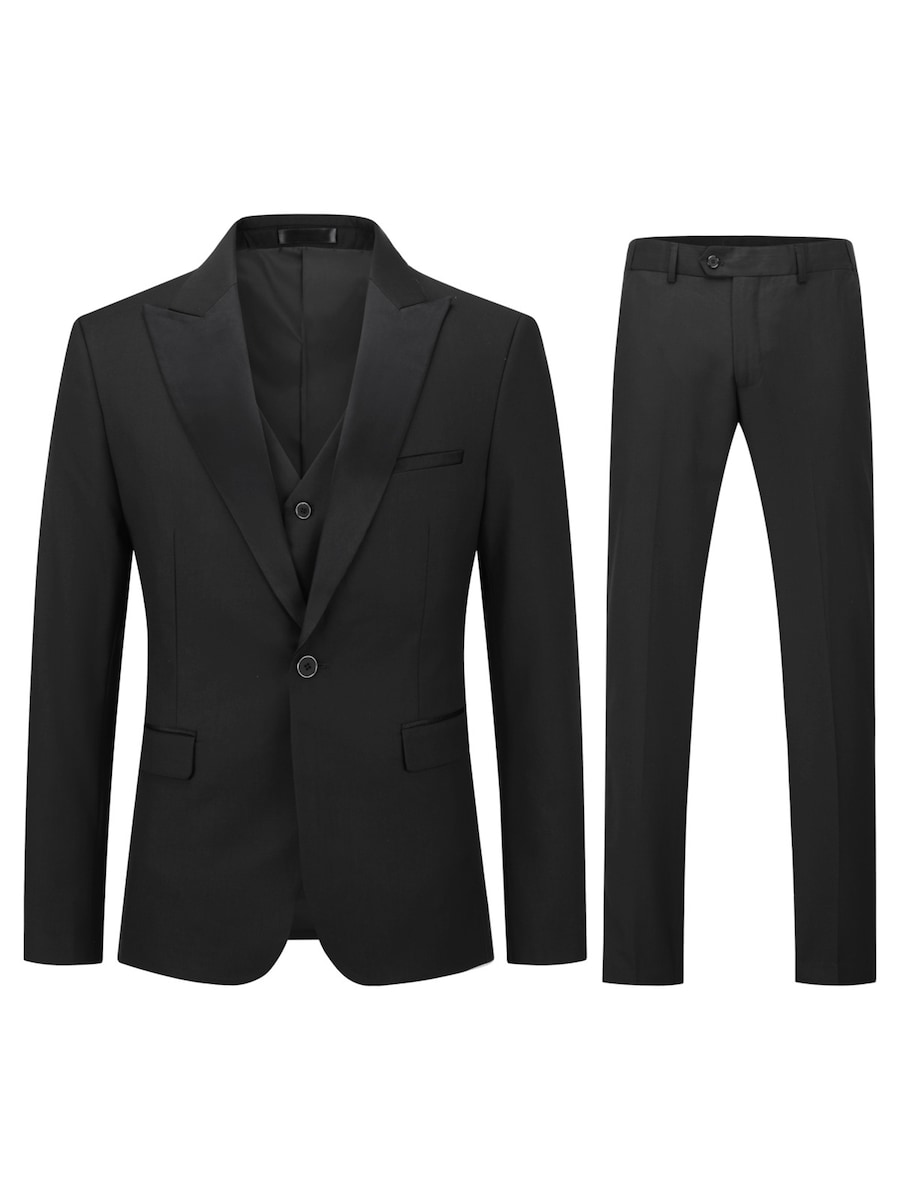 

Приталенный костюм Youthup, черный