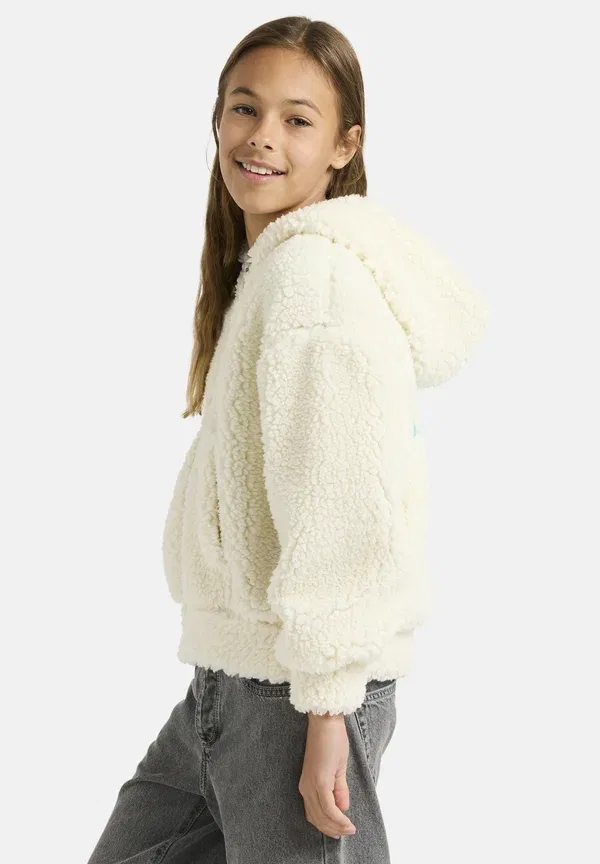 Куртка флисовая Roxy Back to mit reissverschluss für ergpf03093 fleece jacket, белый — фото 4