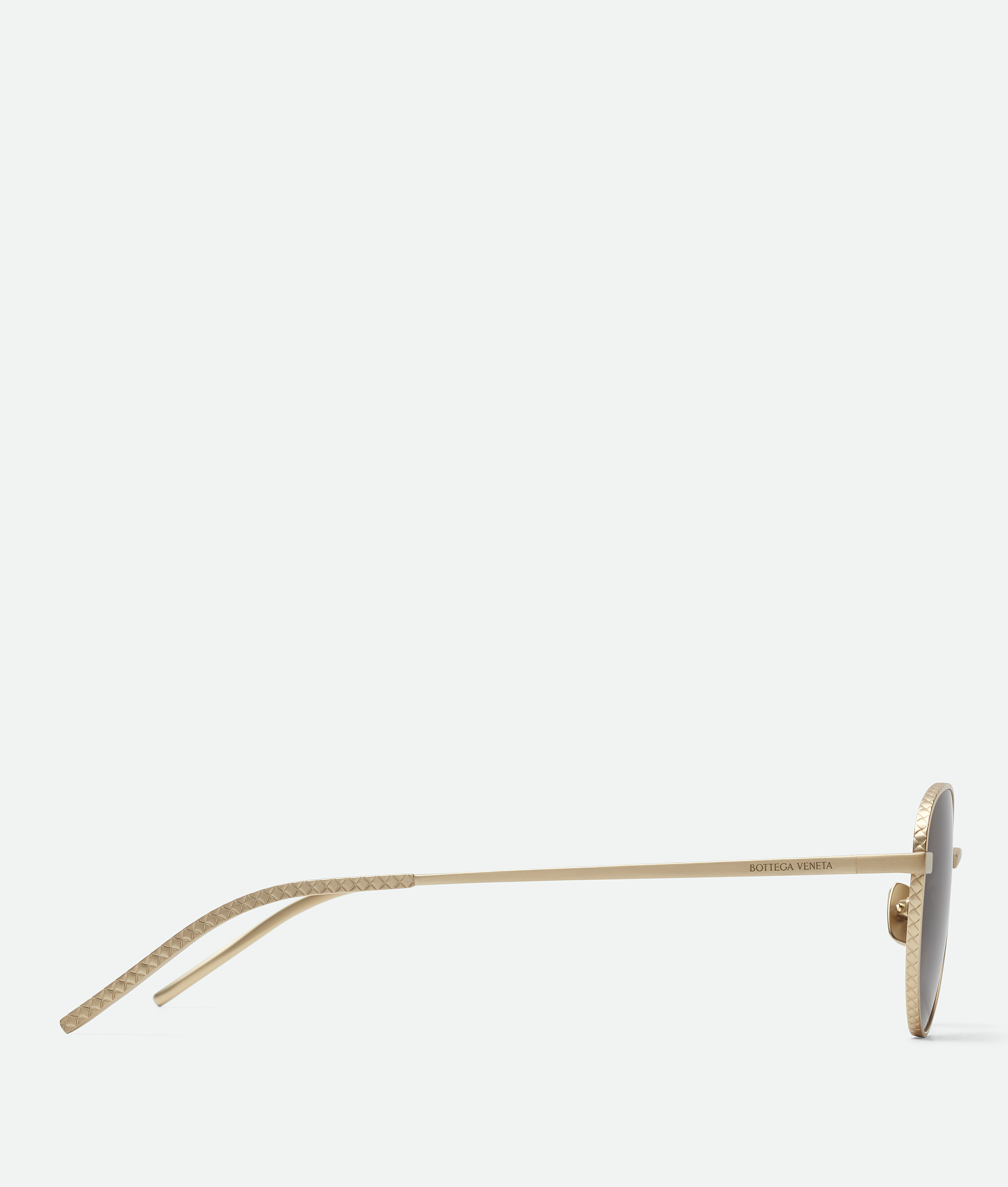 Intrecciato panthos sunglasses BOTTEGA VENETA, коричневый/бронзовый — фото 3