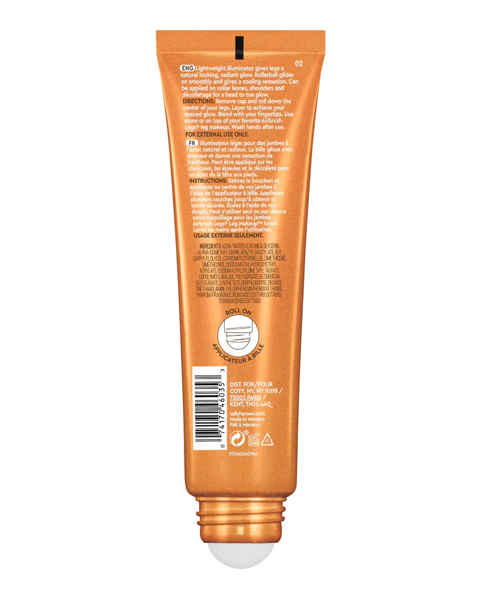 Крем для тела с аэрографом для ног 100 мл Sally Hansen, Golden Glow — фото 2
