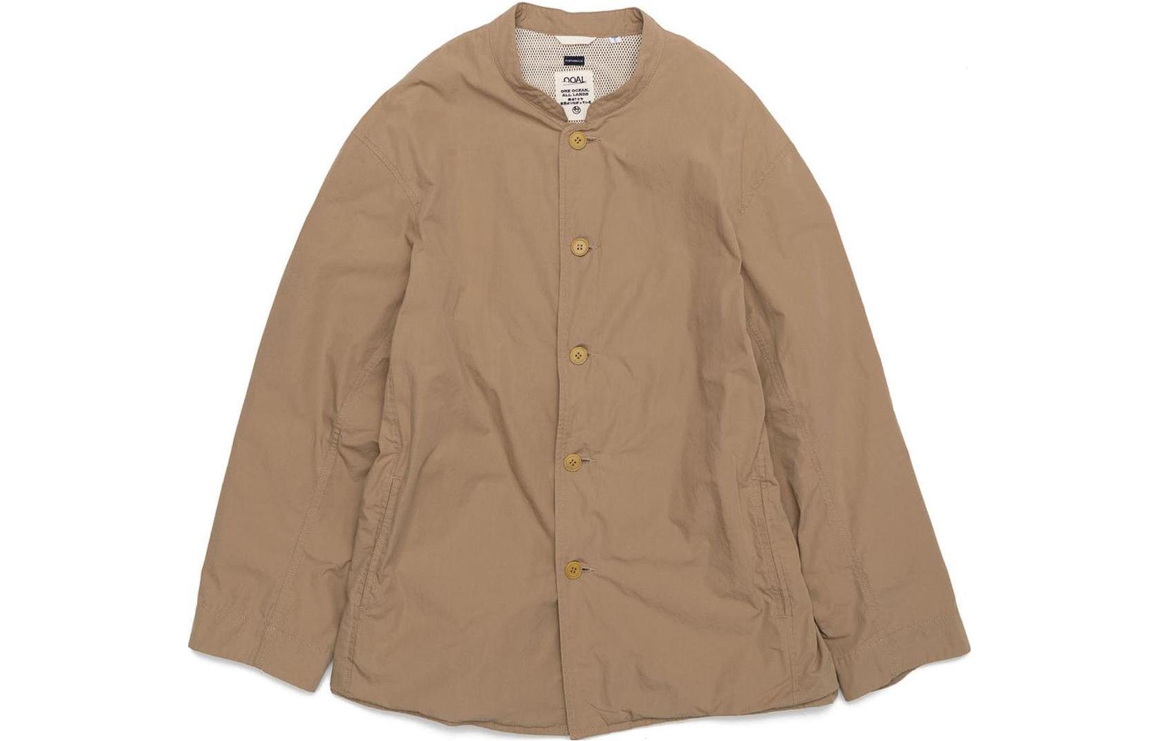 

Куртка унисекс, с воротником-стойкой, средней жесткости, другие Nanamica, хаки