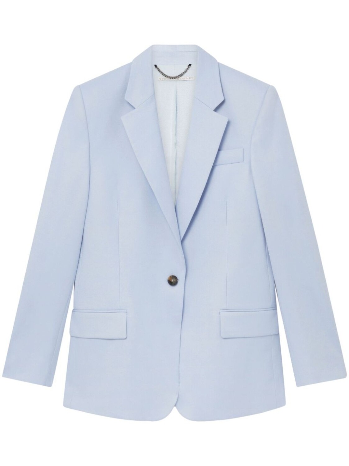 

Stella McCartney фланелевый блейзер, синий