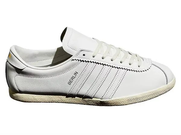Кроссовки оригиналы berlin end. обувь серии city Adidas, белый — фото 2