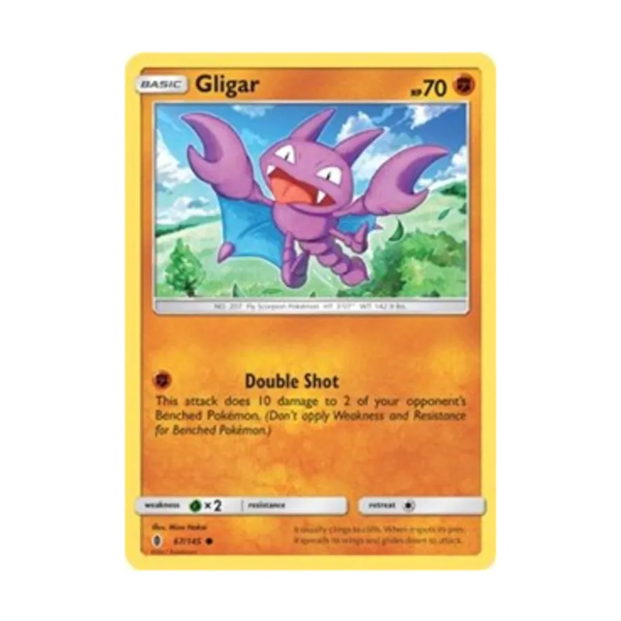 

CCG Глигар (C) #67, Pokemon - Sun & Moon - Guardians Rising - Singles