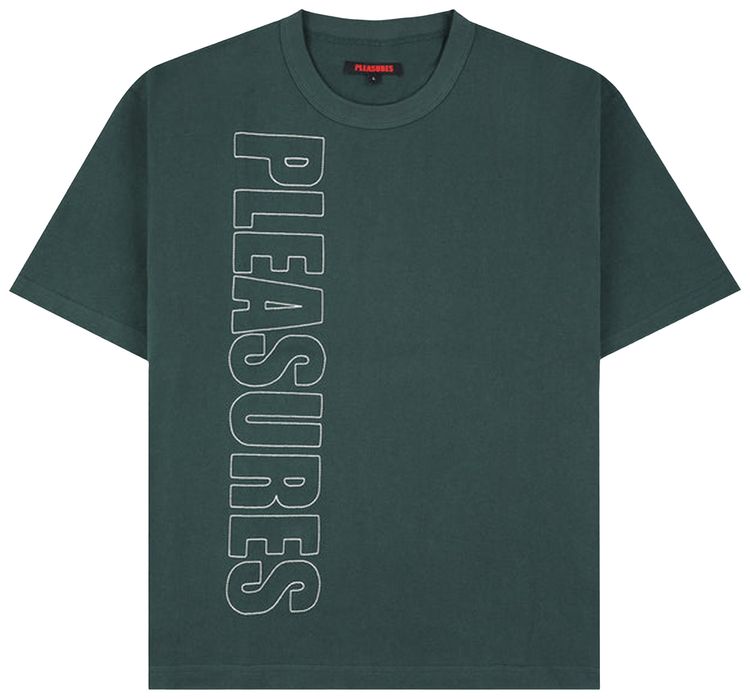 

Рубашка Pleasures Outline Heavyweight Shirt, зеленый