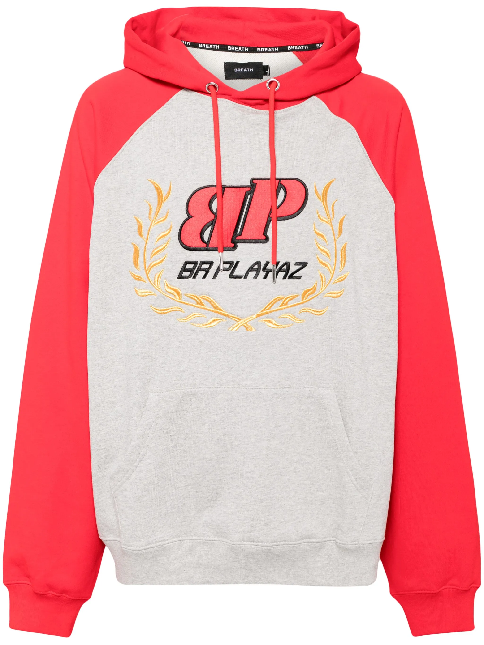 

Худи с вышитым логотипом Breath, красный