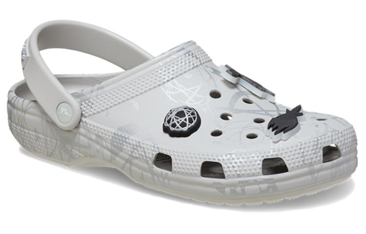 Сандалии Crocs x Futura Laboratories Classic Clog 'Pearl White', белый — фото 3