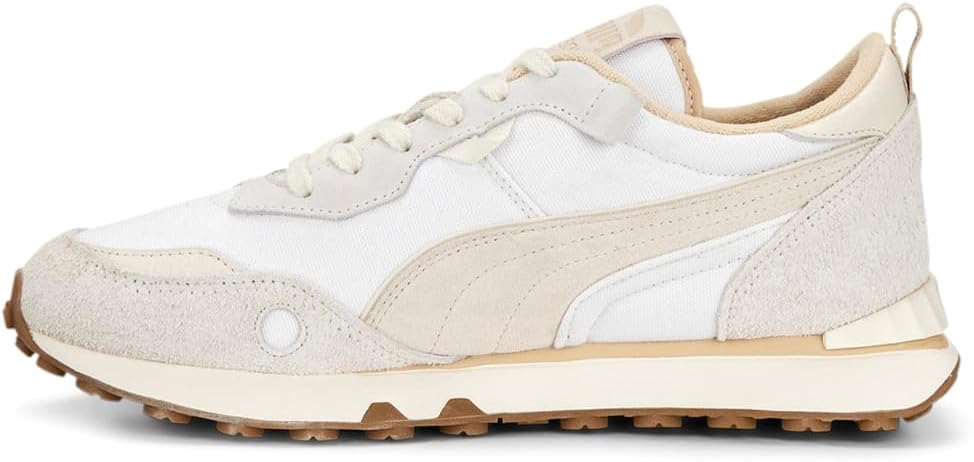 Мужские кроссовки PUMA Rider FV Future Vintage с шнуровкой, повседневные - серые — фото 3