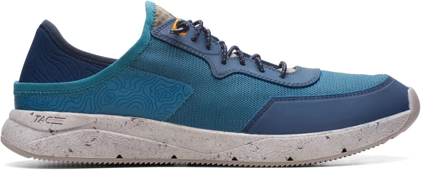 Мужские низкие кроссовки Clarks Davis, бирюзовый — фото 2