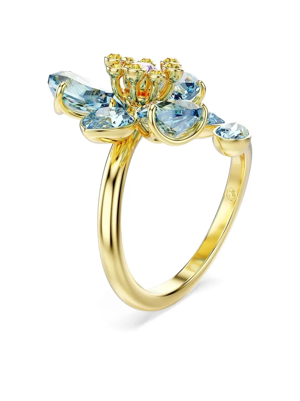 

Кольцо Идиллия Swarovski, золотой