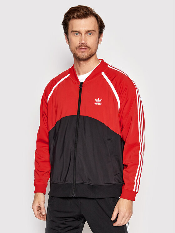 

Толстовка regular fit Adidas, красный