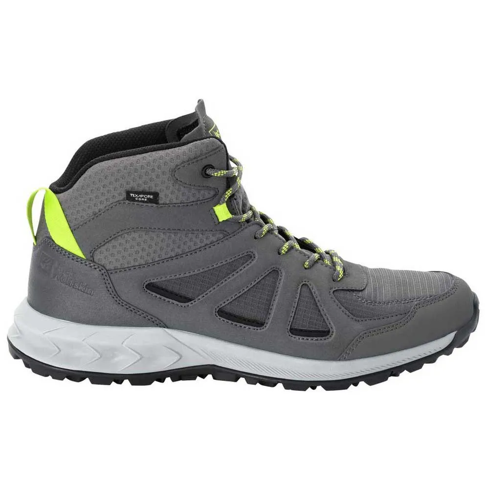 

Треккинговые ботинки Jack Wolfskin Woodland 2 Texapore Mid, серый