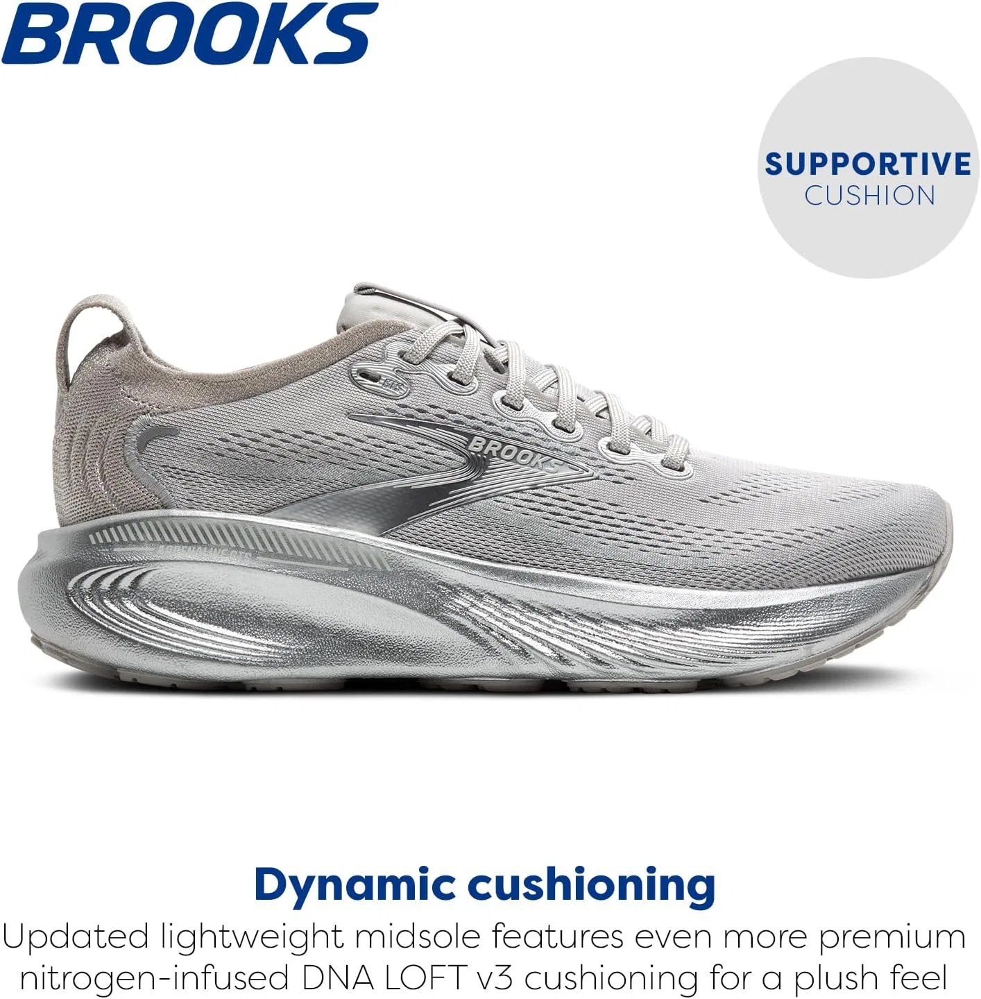 Мужские кроссовки Brooks Adrenaline GTs 25, Silver Anniversary Edition — фото 2