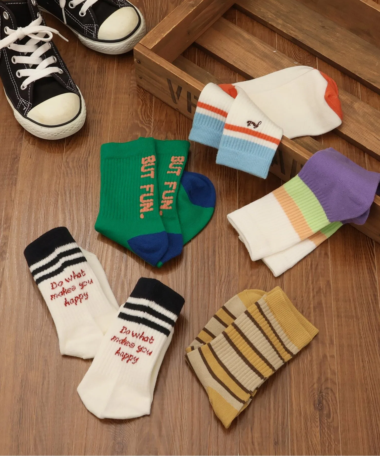 носки с логотипом Line — фото 2