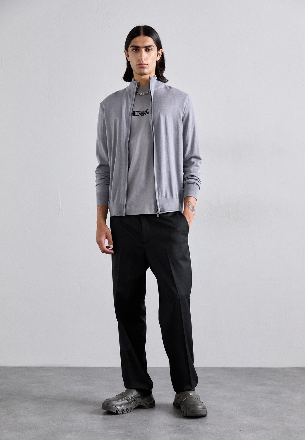 

Кардиган CARDIGAN Emporio Armani, серый