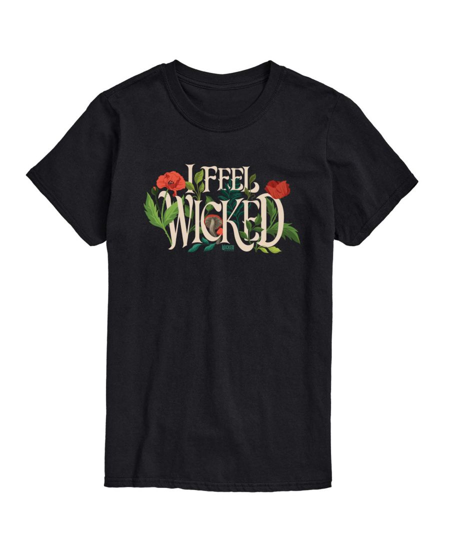 

Мужская футболка с коротким рукавом и графическим принтом "Wicked Part 2 I Feel Wicked" AIRWAVES, Black, Черный, Мужская футболка с коротким рукавом и графическим принтом "Wicked Part 2 I Feel Wicked" AIRWAVES, Black