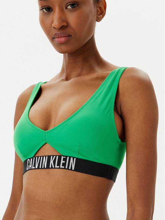 Верх бикини KW0KW02745 Calvin Klein Swimwear, зеленый — фото 4