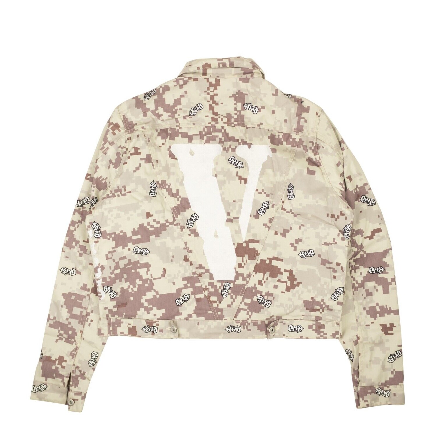 

Бежевая джинсовая куртка Digi Camo Vlone, цвет Pattern