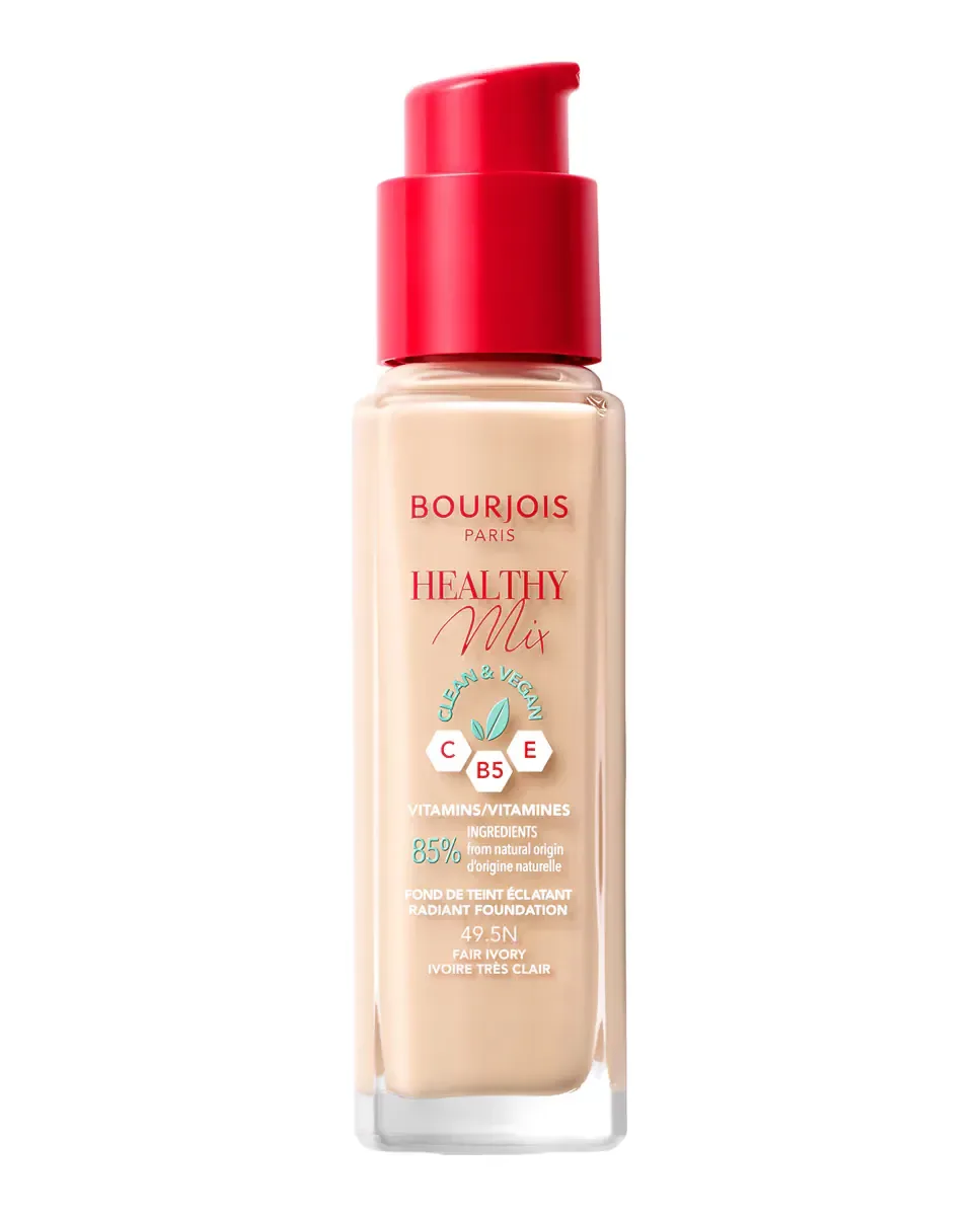 Тональная основа Healthy Mix Clean & Vegan Bourjois, 495 - Fair Ivory — фото 2