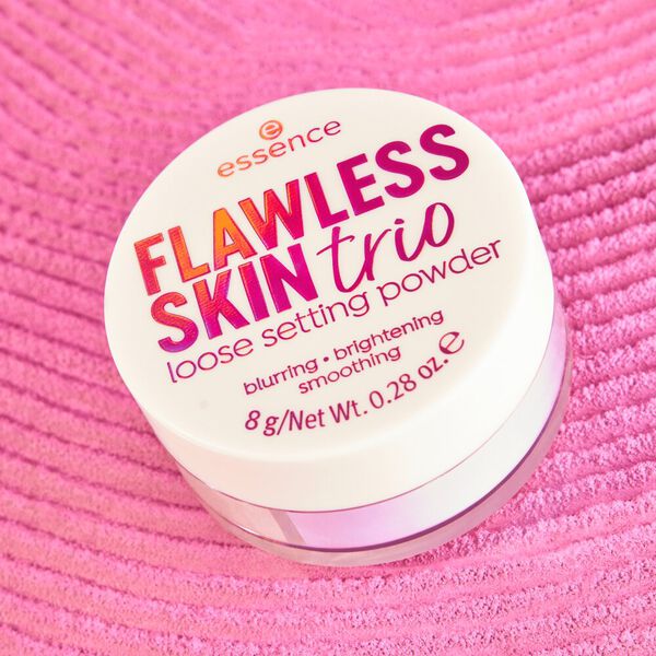 Рассыпчатая пудра для лица, 8 г Essence Flawless skin trio — фото 4