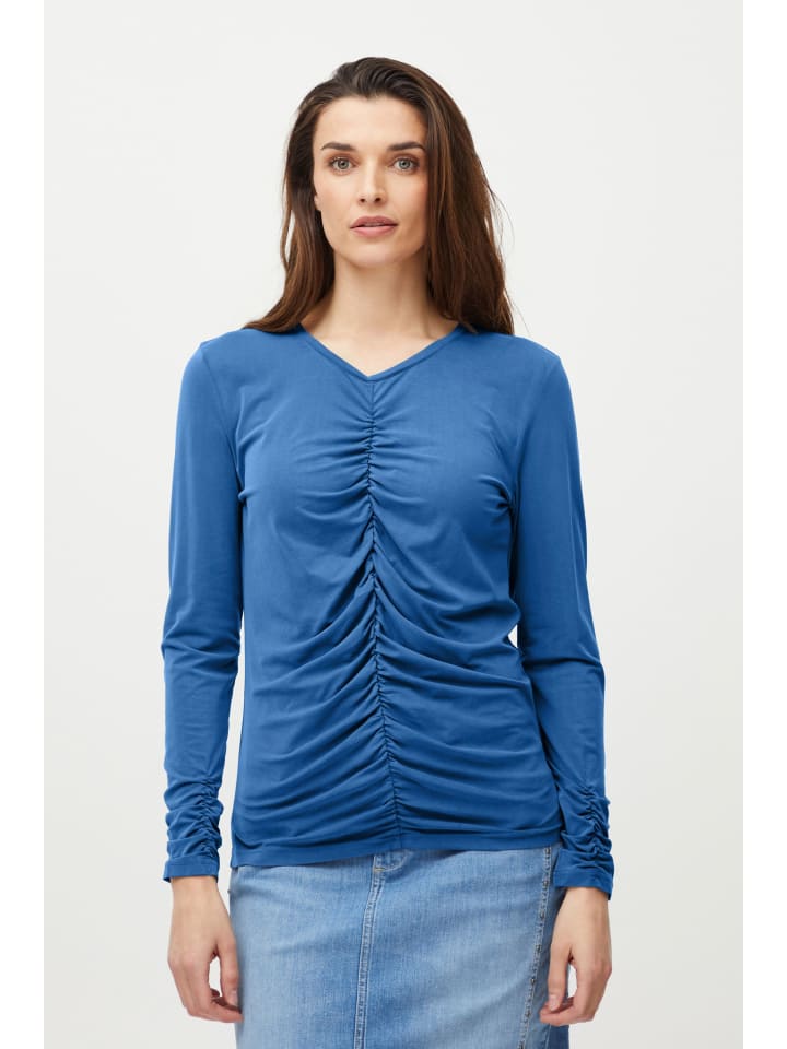 

Лонгслив PULZ Jeans, синий