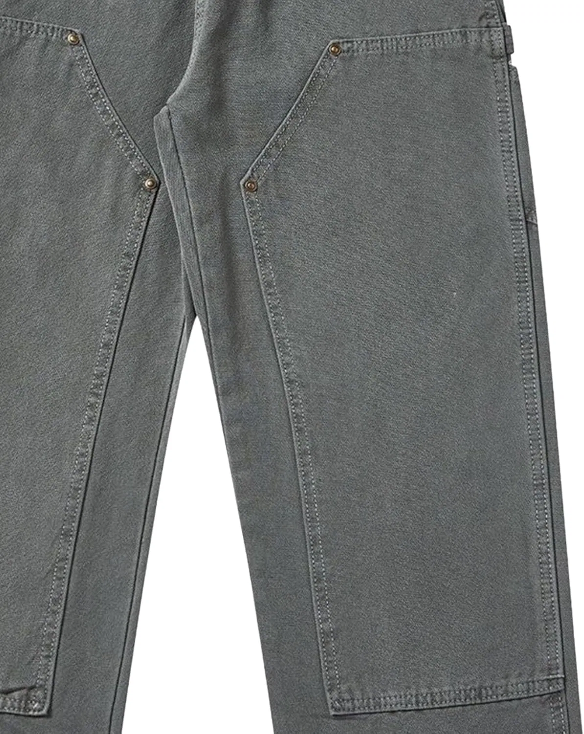 Джинсы свободные Cargo Work Pants, серо-зеленый — фото 3