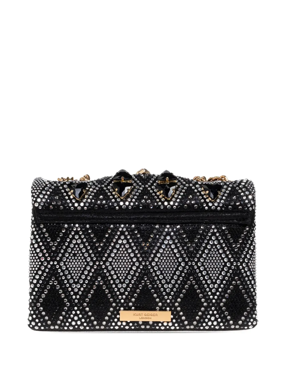 

Клатч Medium Kensington с украшением из драгоценных камней Kurt Geiger London, черный