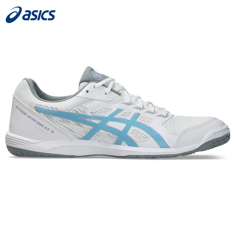 Унисекс кроссовки для настольного тенниса «Attack Hyperbeat 4» от ASICS, White-Arcticsky (102) — фото 4