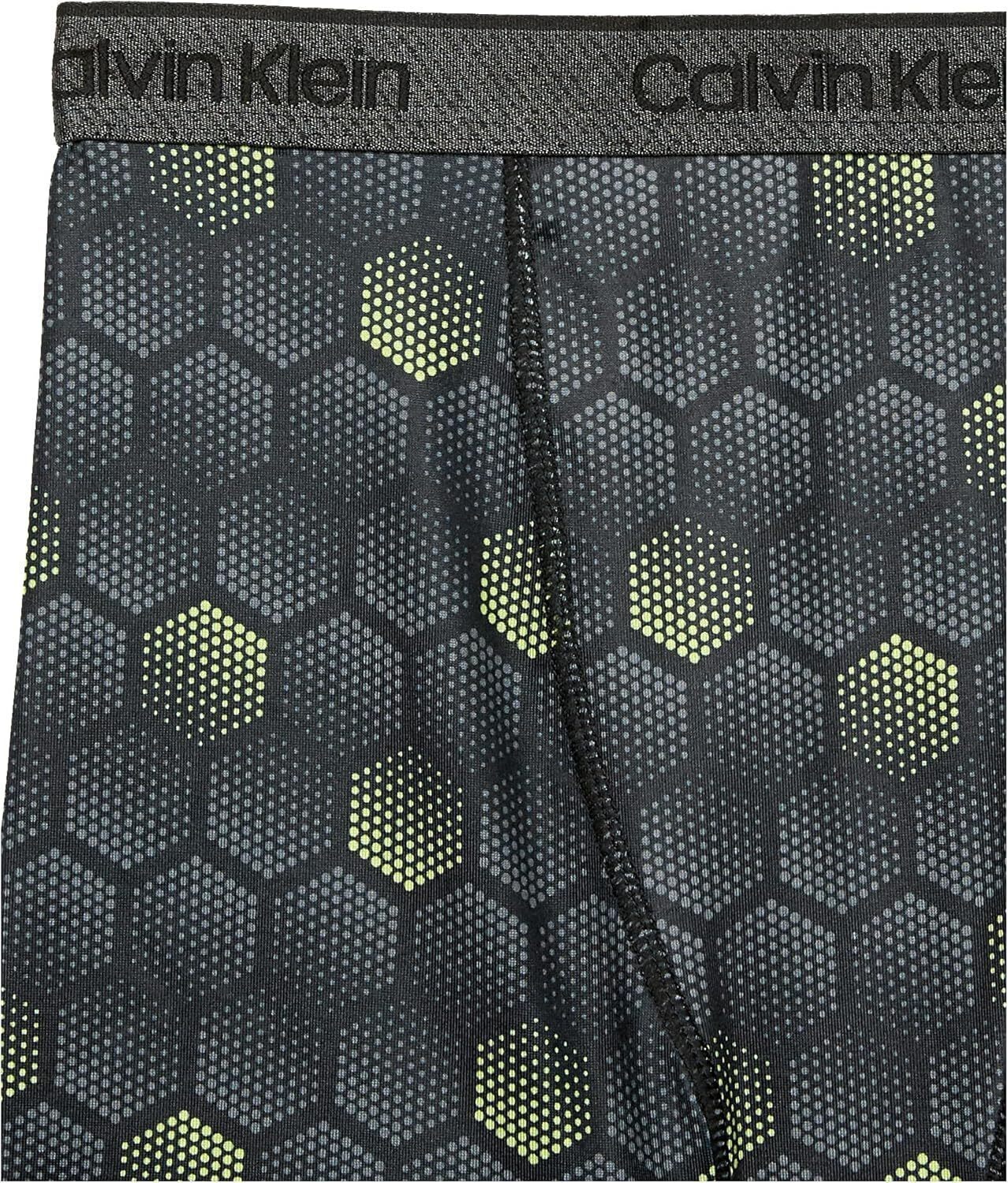 Комплект из 4 трусов-боксеров Calvin Klein для мальчиков, Black Hexagon/Black — фото 2