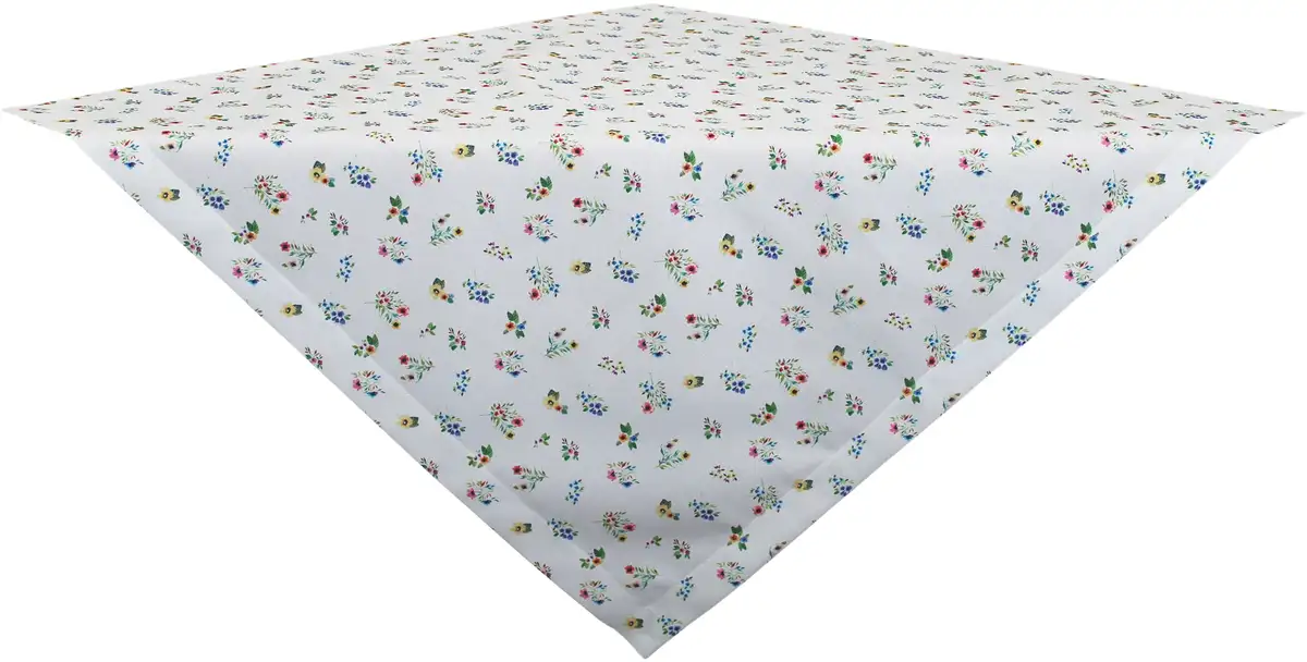 

HOSSNER - HOMECOLLECTION среднее одеяло "32664 Katrin", (1 шт.) 85х85 см, белый/зеленый/красный/желтый/синий