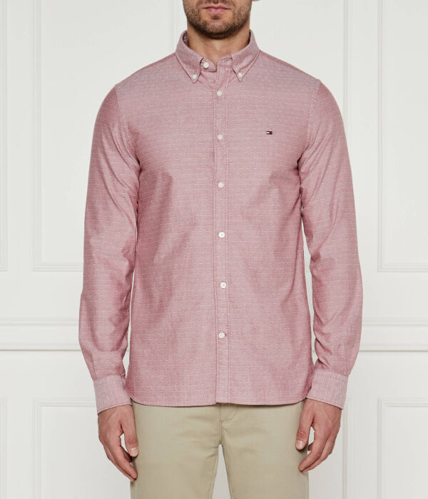 

Рубашка Оксфорд Slim fit Tommy Hilfiger, красный