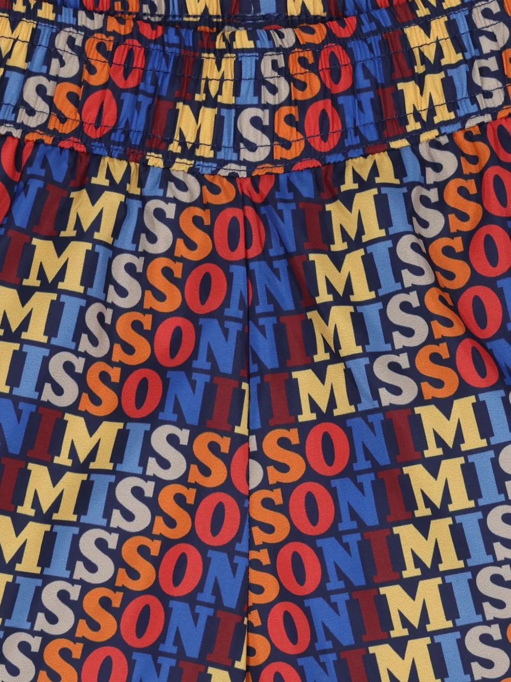Плавки-шорты с логотипом Missoni Kids, красный — фото 3