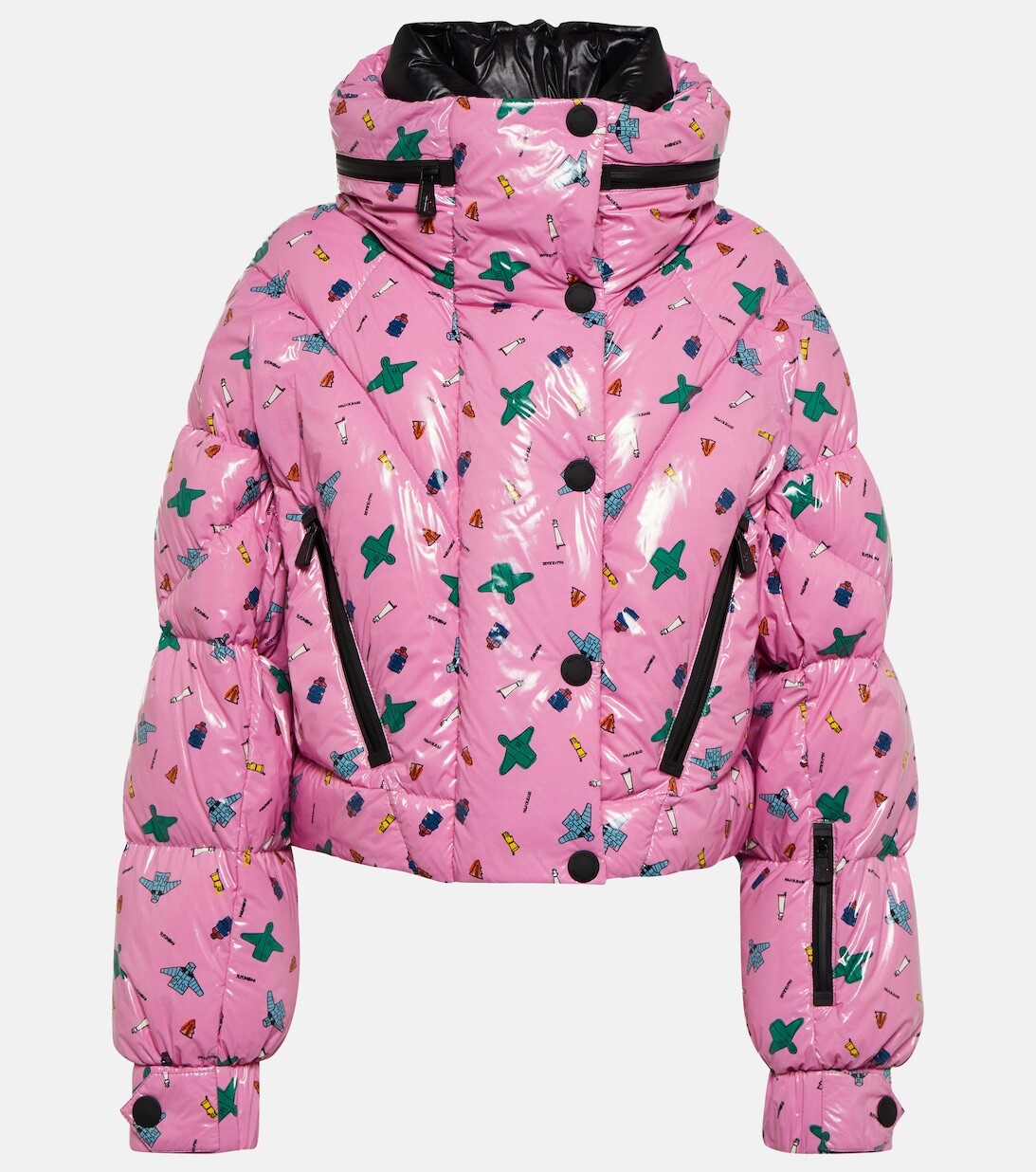 

Пуховик Moncler Grenoble Plumel из коллаборации с Naj-Oleari 3 MONCLER GENIUS, розовый