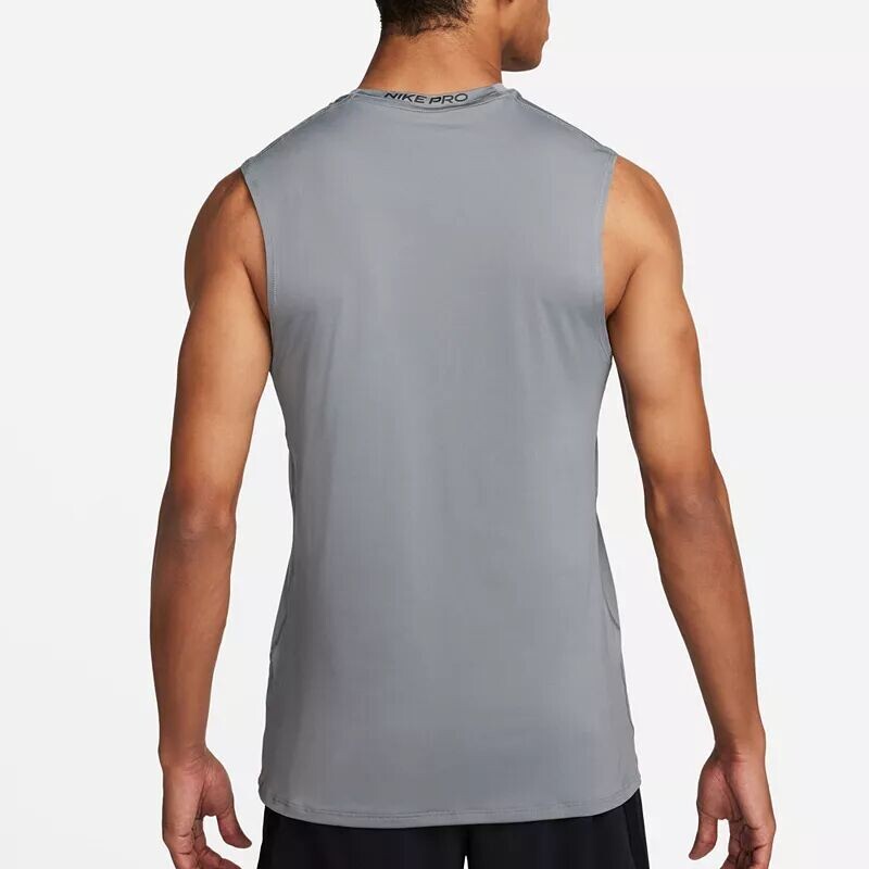 Мужская тонкая футболка для фитнеса без рукавов Nike Pro Dri-FIT — фото 3