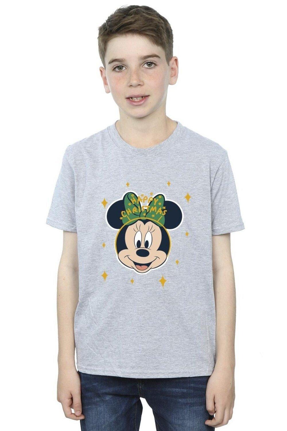 

Футболка с Рождеством Минни Маус Disney, серый