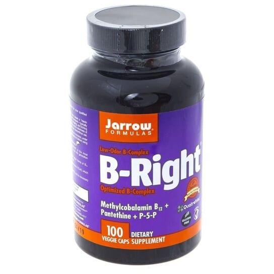 

Биологически активная добавка B-Right (B-Complex) Jarrow Formulas, 100 капсул