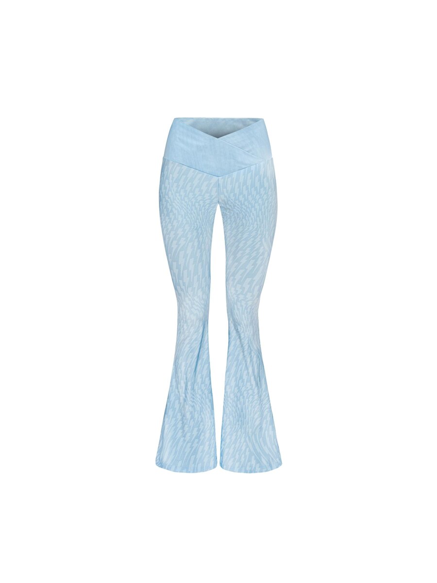 

Расклешенные спортивные брюки EKCENTRIK Baby Blue, светло-голубой