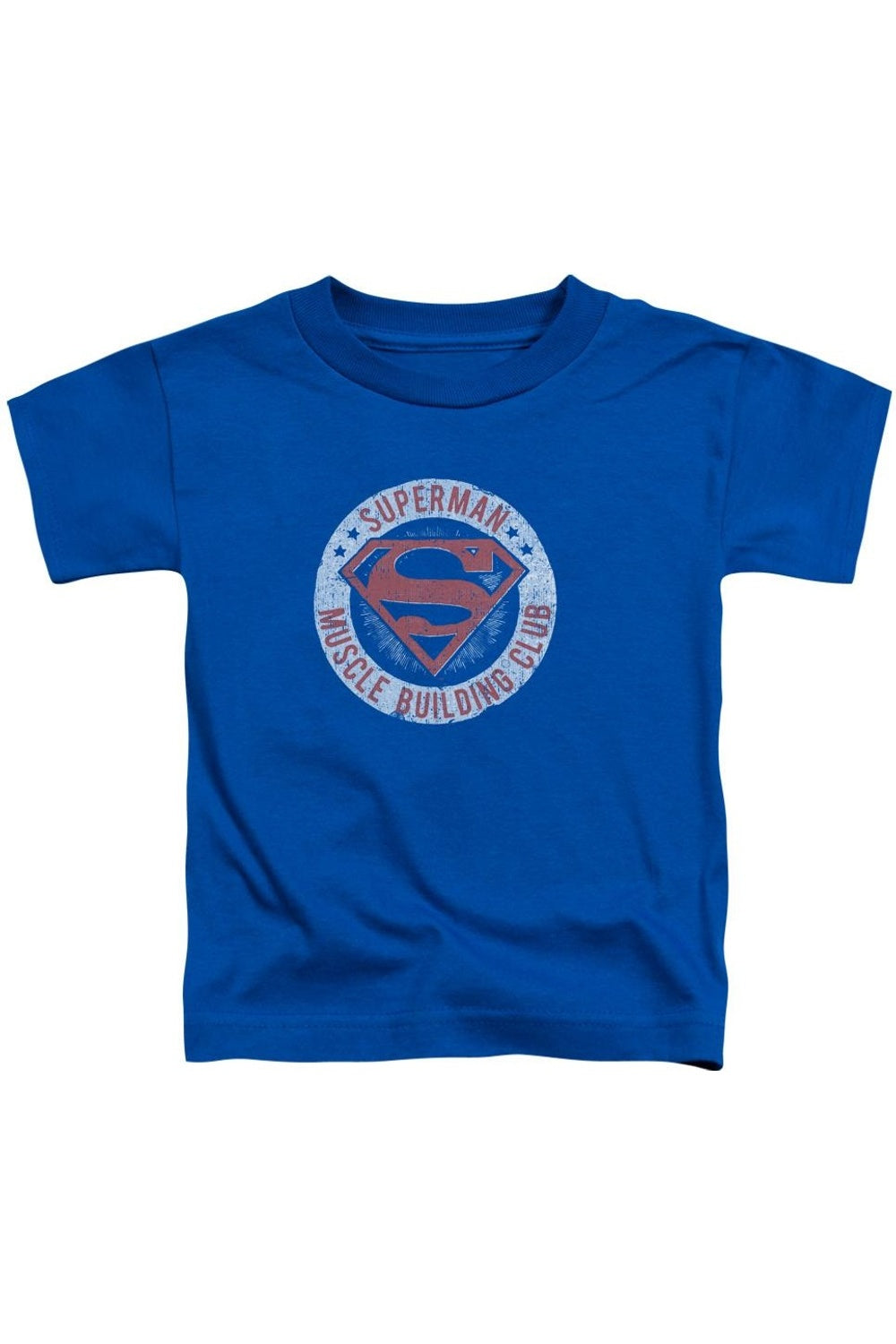 

Футболка с коротким рукавом Superman Muscle Club для малышей Gildan, синий