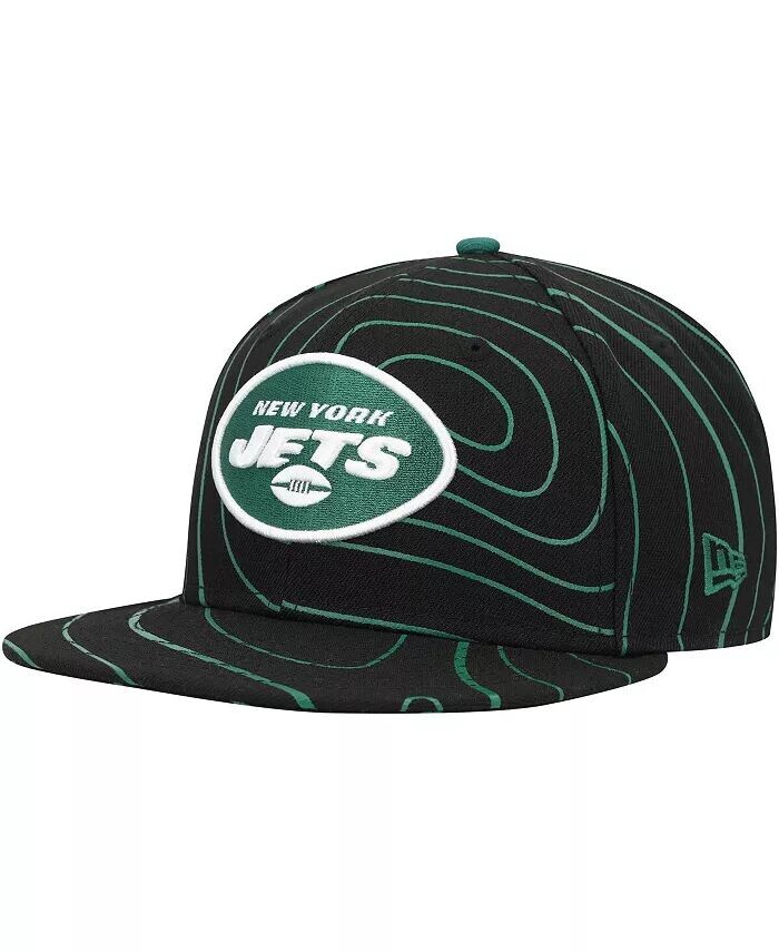 

Мужская черная приталенная кепка New York Jets Geo 59FIFTY New Era, черный