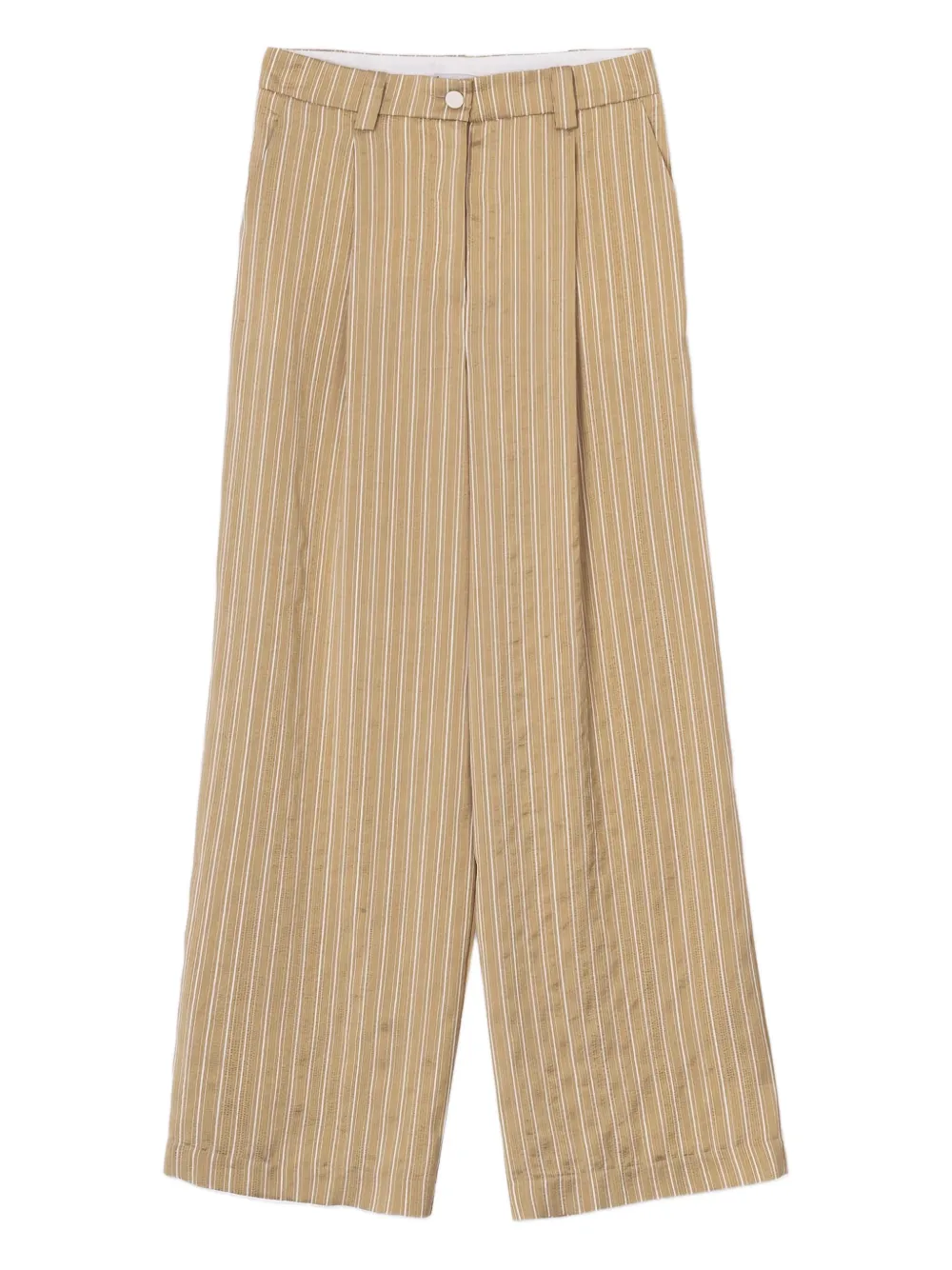 

Полосатые брюки со складками Alysi, нейтральный