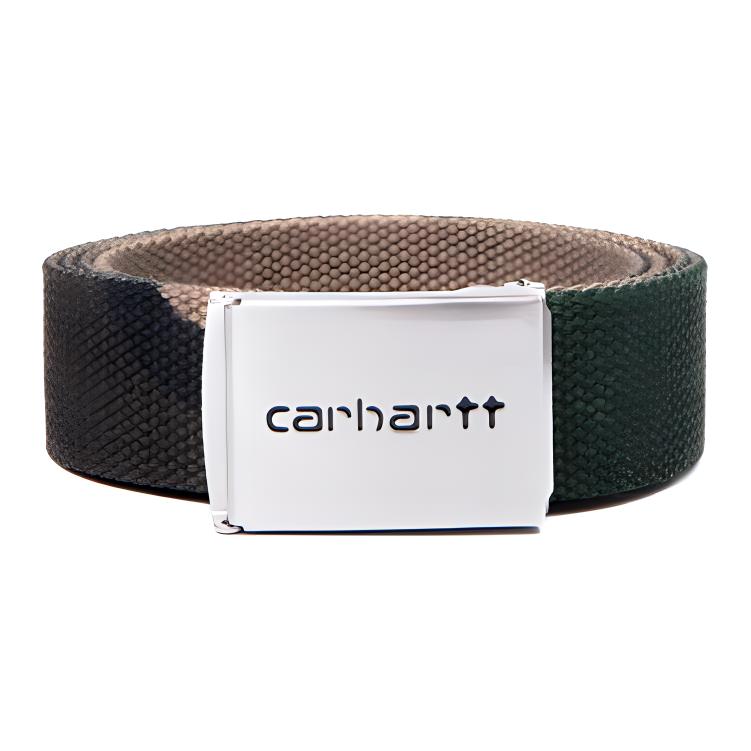 

Carhartt WIP Джинсовый ремень унисекс шириной 3.5 см, Green Camouflage
