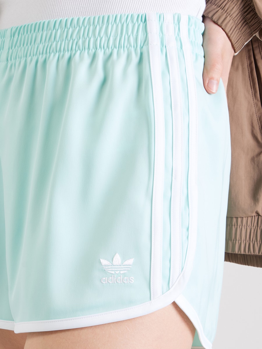 Брюки свободного кроя ADIDAS ORIGINALS Adicolor, аква — фото 4