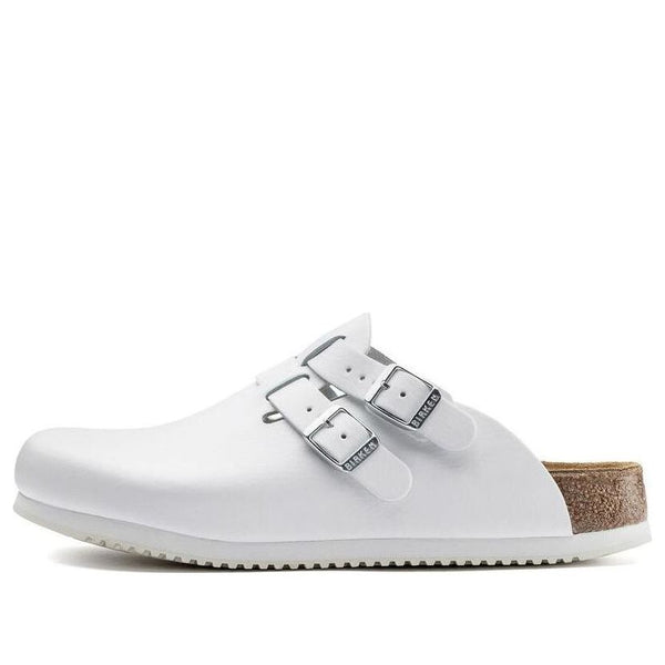 

Сандалии kay sl natural leather narrow fit sandals 'white' Birkenstock, белый