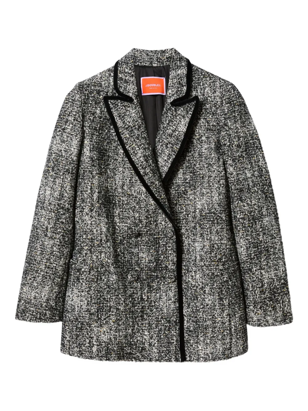 

Двубортный пиджак La Doublej, черный