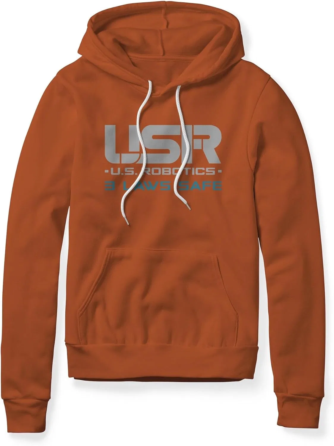 Худи с логотипом US Robotics, хлопок/полиэстер, Burnt Orange