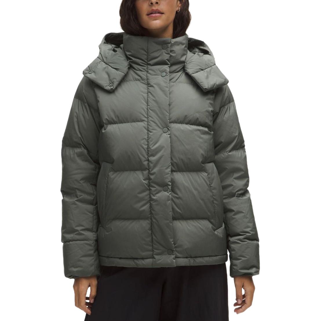 

Lululemon Пуховик серии Wunder Puff для женщин розово-фиолетовый, Palm Green/PLDM