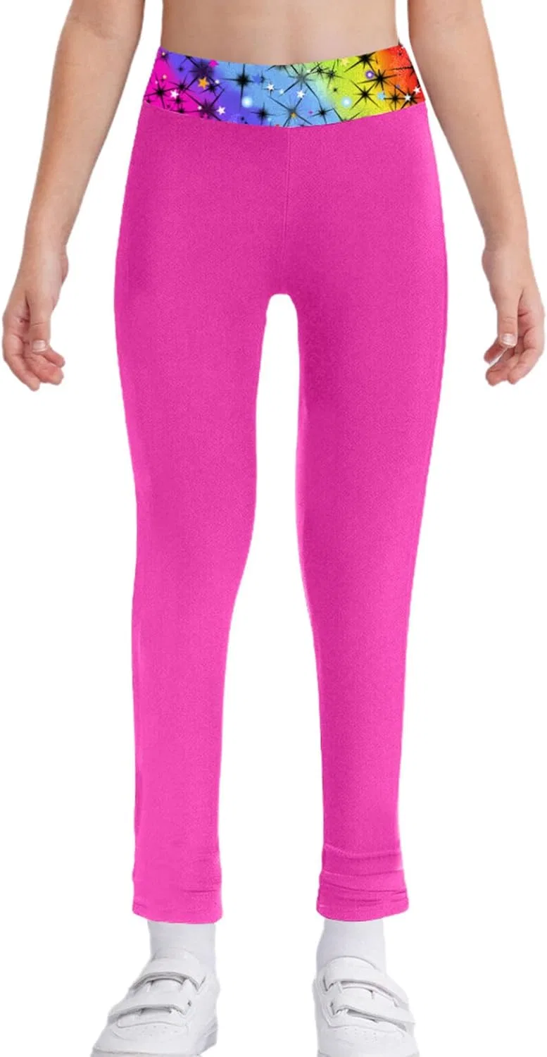 Леггинсы для девочек Yhong, Hot Pink