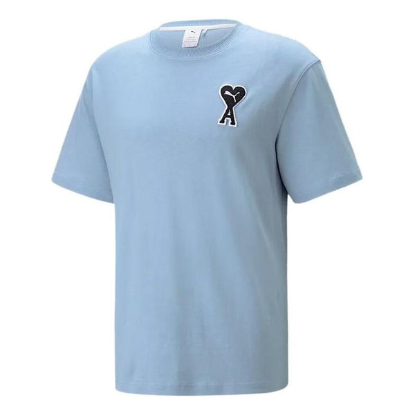 

Футболка x ami tee 'blue' Puma, синий